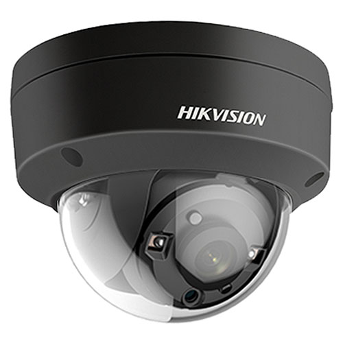 Hikvision DS-2CE56H0T-VPITFB 2.8MM TurboHD 5 MP Outdoor Camera, Dome, Fixed Lens, Black