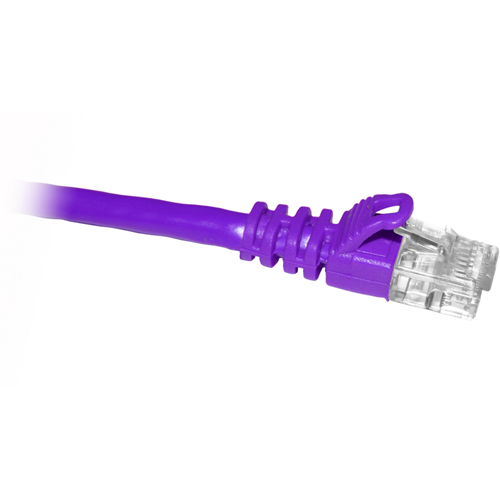 ClearLinks 7FT Cat5E 350MHZ Purple Molded Snagless Patch Cable