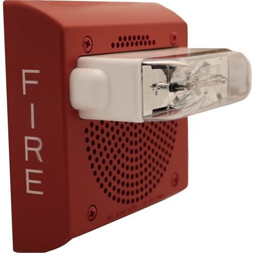 SPK STROBE 135CD WALL MT RED