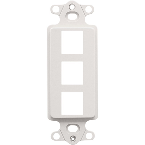 ICC IC107DI3WH 3 Socket Faceplate Insert