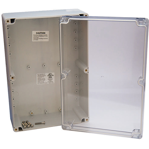 Rohs Enclosure With Clear Lid 10.43 X 7.28 X 3.74