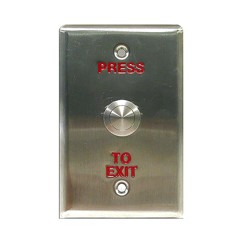 PB41 PUSH BUTTON (W:76MM RED WORD)