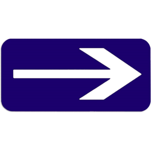 Directional Arrow Sign, 3? 6?