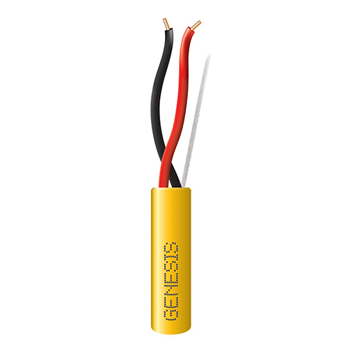 Genesis 45111102  16 AWG 2C Sol Plenum, Yellow, 1000 ft. Pull Box