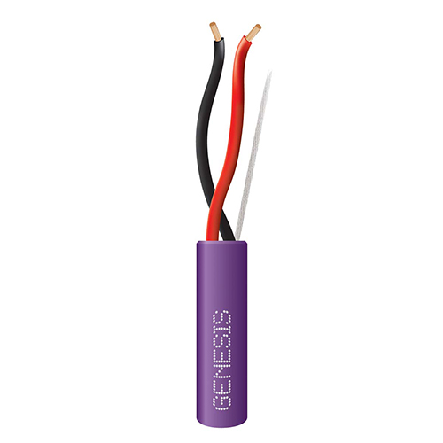 Genesis 54735540  16 AWG 2C Str Audacious® Riser, Violet, 500 ft. Pull Box