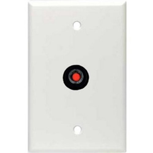 Alpha RP-44WH Wall Locking Push Button Station - 1 Gang - White Plastic