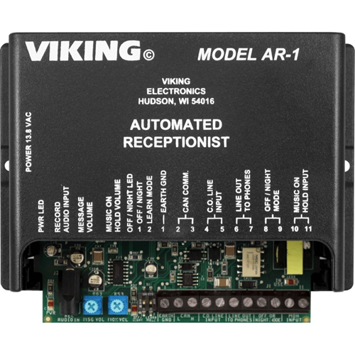 Viking Electronics Digital Call Screening and Messaging System with 12 Minutes of Flash Memory