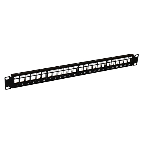 W Box 24 Port Blank Patch Panel Flush