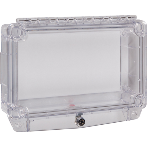 Safety Technology Polycarbonate Cover, Open Backbox, Lock