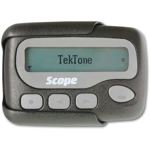 TekTone Scope 2-Line Display Alphanumeric Pager