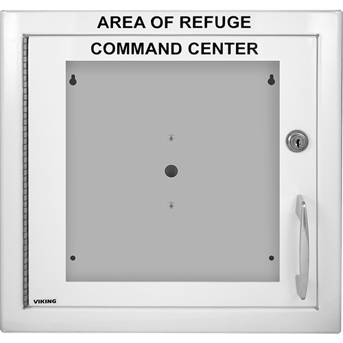 Surface Mount White Enclosure - Area Of Refuge