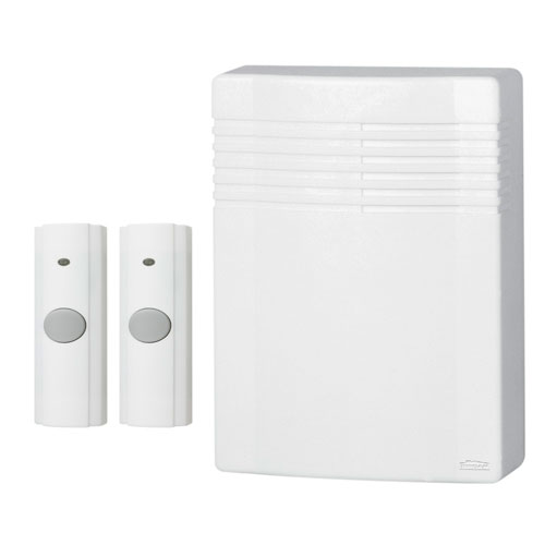 NuTone LA542WH Wireless Doorbell Kit with Two Pushbuttons