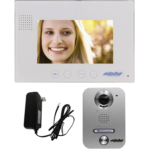 Alpha VK237WS 2-Wire Color Video Intercom Kit