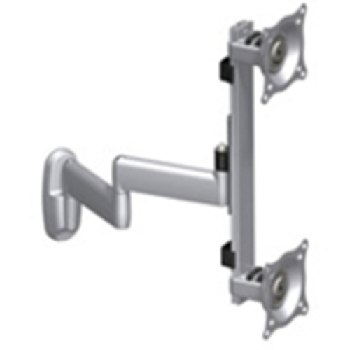 Chief KWD230B Dual Vertical Monitor Swing Arm Wall Mount