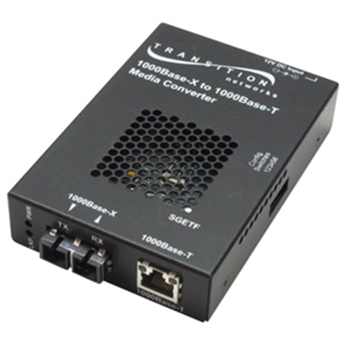 Transition Networks SGETF1039-110 Gigabit Ethernet Media Converter