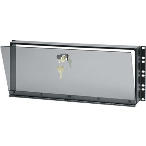 Middle Atlantic Security Cover, 4 RU, Hinged Plexi