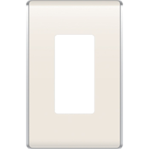 Legrand-On-Q Studio Wall Plate, 1-Gang, Light Almond