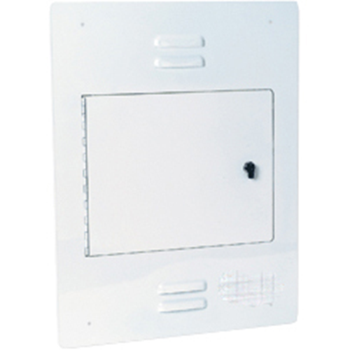 Legrand-On-Q Small Hinged Metal Cover With Latch