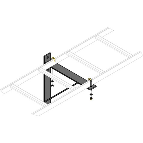 Middle Atlantic Mounting Bracket for Cable Ladder - Black