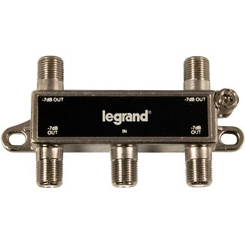 Legrand-On-Q 4-Way Digital Cable Splitter w/ Coax Network Support