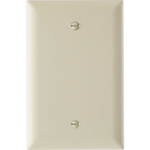 Pass & Seymour Trademaster Jumbo Blank Wall Plate, Ivory (M20)