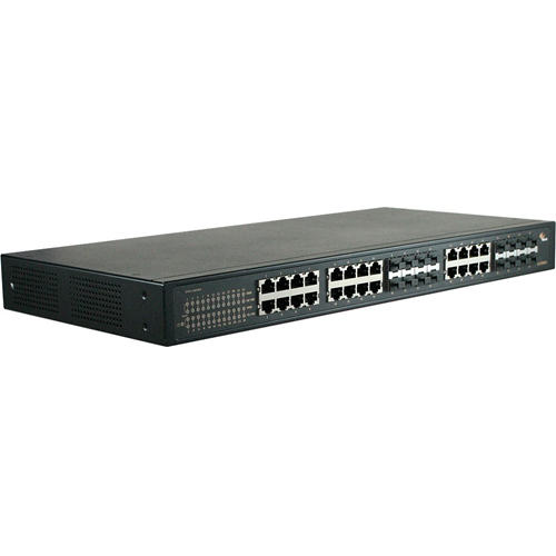 EtherWAN Industrial Unmanaged 24-port Gigabit Switch with 4/16-port combo SFP Slots