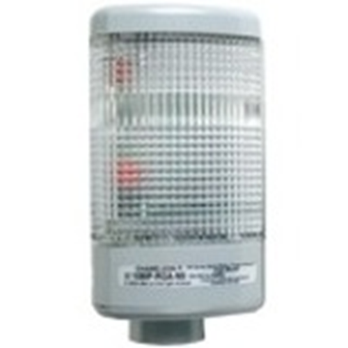 Edwards Signaling 1092A-L Edwards Signaling 108I-RGA-N5 Multi-Status LED Beacon, 3 in W x 7.75 in H, 120VAC/50-60Hz, Red, Green, Amber, Continuous or Flashing, 89dB@1m, IP65 rated