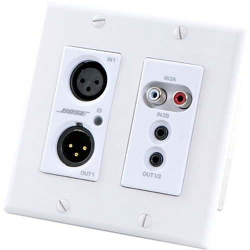 Bose ControlSpace WP22BU-D 2-in/2-out Dante Wall Plate