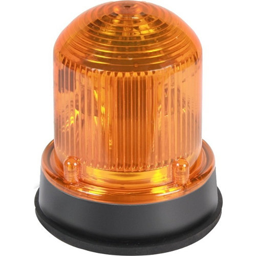 Edwards Signaling 125 Class XBR LED Beacon - Steady-On/65 fpm Flashing - Black Base