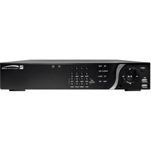 Speco 8 Channel IP, HD-TVI & Analog Full Hybrid Video Recorder