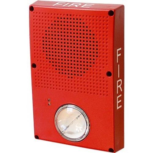 Edwards Signaling Speaker Strobe, Red, No Marking Red