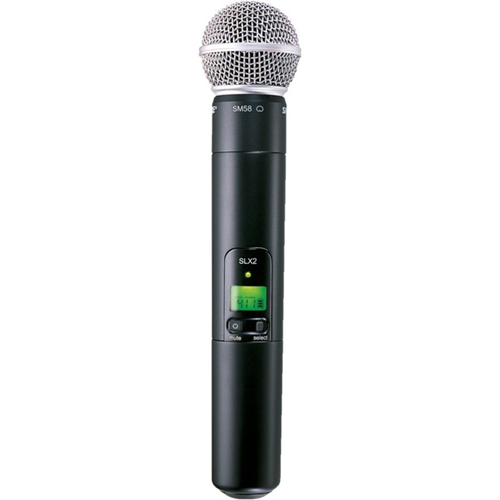 Shure SLX2/SM58 Handheld Transmitter with SM58 Capsule