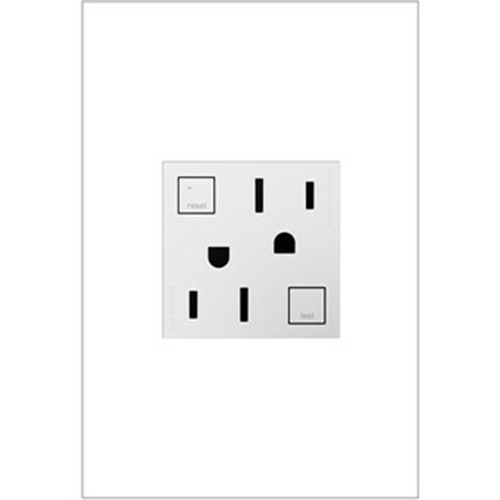 On-Q GFCI Outlet, 15A, Magnesium