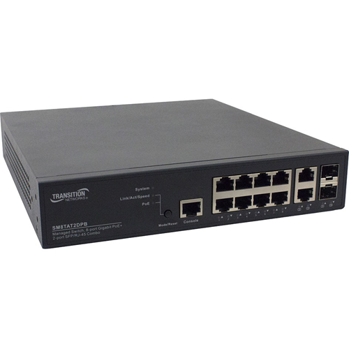 8 x Gigabit Ethernet Network, 2 x Gigabit Ethernet Expansion Slot - Manageable - Twisted Pair, Optical Fiber - Modular - 2 Layer Supported - 5 Year Limited Warranty