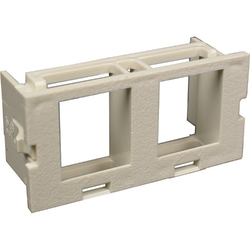 Wiremold CM 2A Dual Flushmount Unloaded Keystone Module