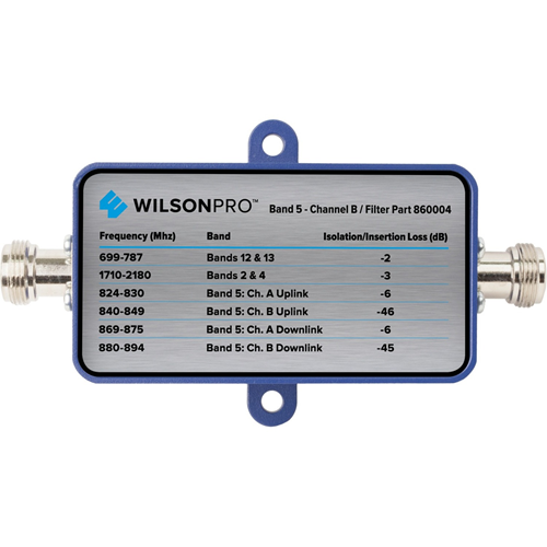 WilsonPro Band 5 Channel B Filter (N Connector) | 860004