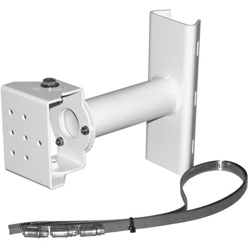 Pelco EM1109 Mounting Arm for Enclosure - Powder Coated White