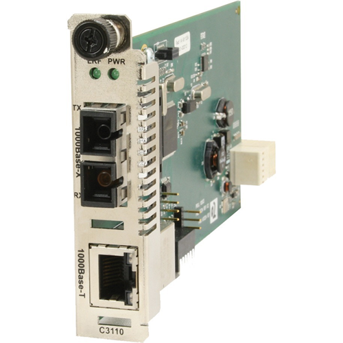 Transition Networks Gigabit Ethernet Media Converter Module 1000Base-T to 1000Base-SX/LX