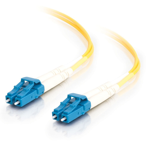 C2G 3m LC-LC 9/125 Duplex Single Mode OS2 Fiber Cable - Yellow - 10ft