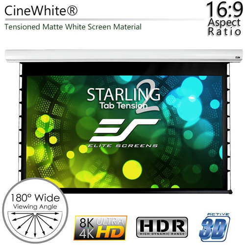 Elite Screens Starling Tab-Tension 2 STT120XWH2-E12 120