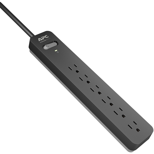 APC by Schneider Electric SurgeArrest Essential 6-Outlet Surge Suppressor/Protector