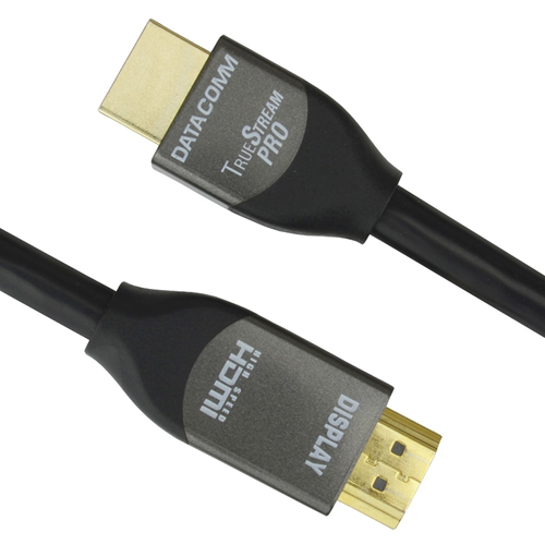 DataComm 46-1809-BK TrueStream Pro 18 Gbps HDMI Cable with Ethernet (9 Feet)