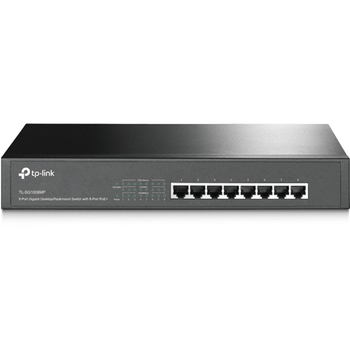 TP-Link 8-Port Gigabit Desktop/Rackmount Switch with 8-Port PoE+