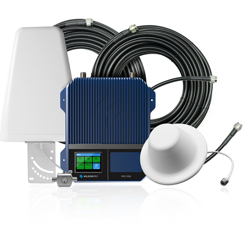 WilsonPro Pro 1100 Commercial Cellular Signal Booster Kit - 75 Ohm