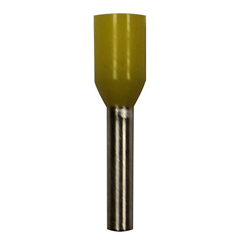 Wire Ferrule Yel Awg18 8mm Barrel 500pk