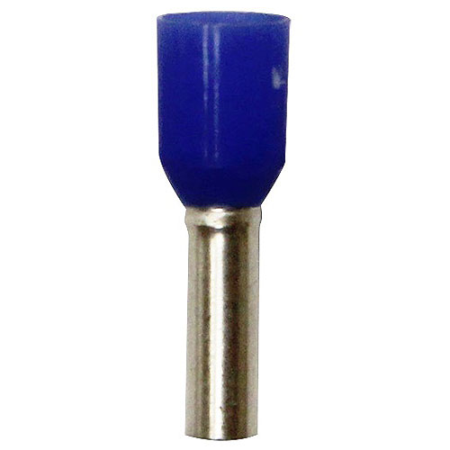 Wire Ferrule Blu Awg14 8mm Barrel 100pk