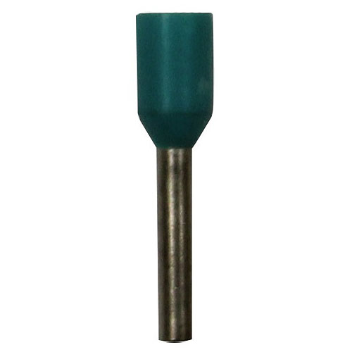 Wire Ferrule Turq Awg22 6mm Barrel 500pk