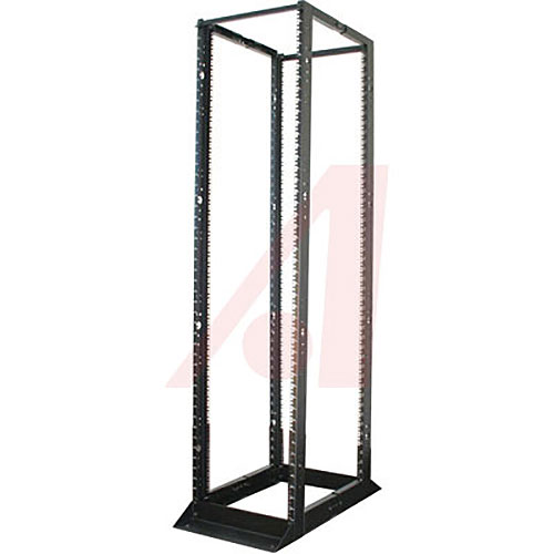 7ft 45 Rms 19in Adjustable 4 Post Black