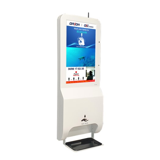 ORION Images 21.5 Inch LCD Kiosk with Hand Sanitizer