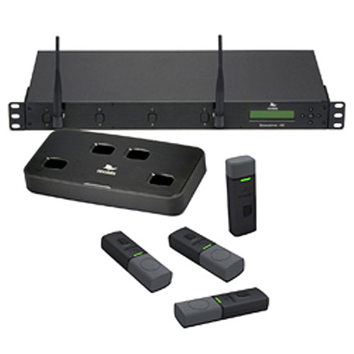 Revolabs Executive HD 01-HDEXEC4-31G 4-Channel Wireless Microphone System